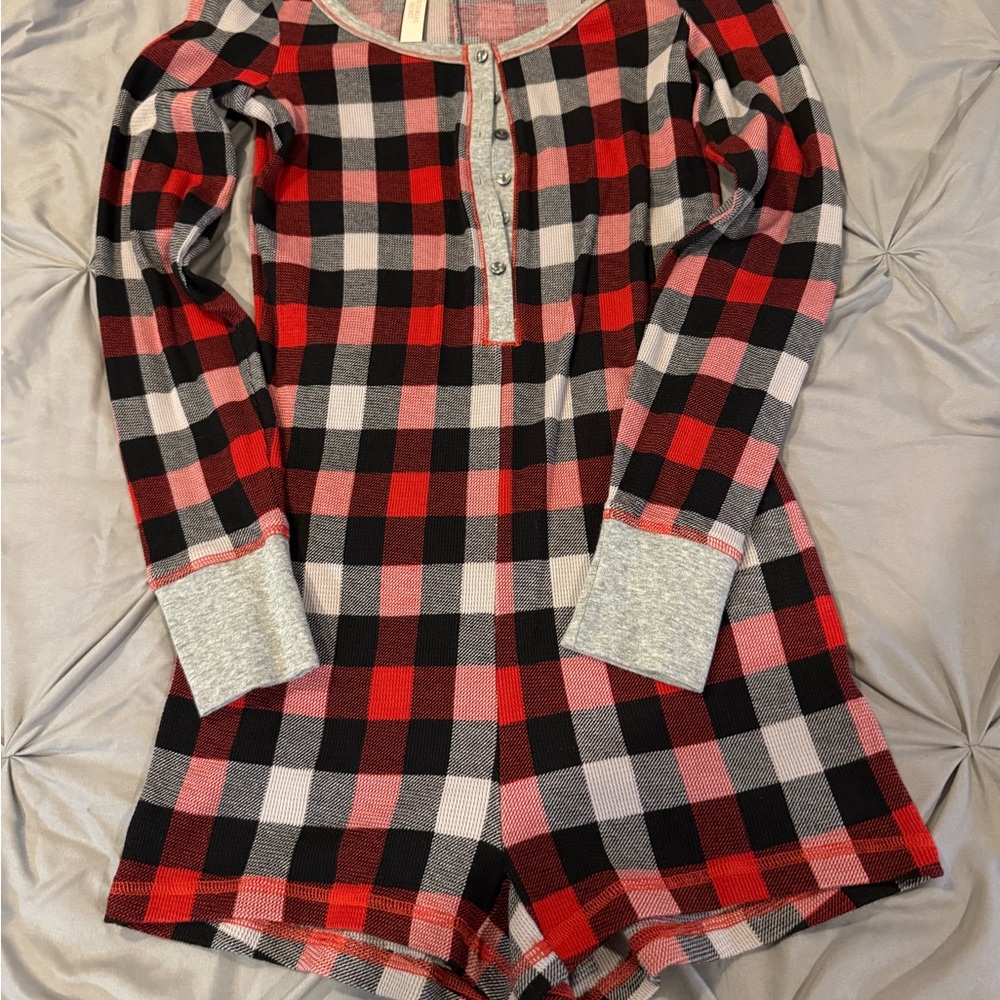 Plaid Pajamas - Red and Black